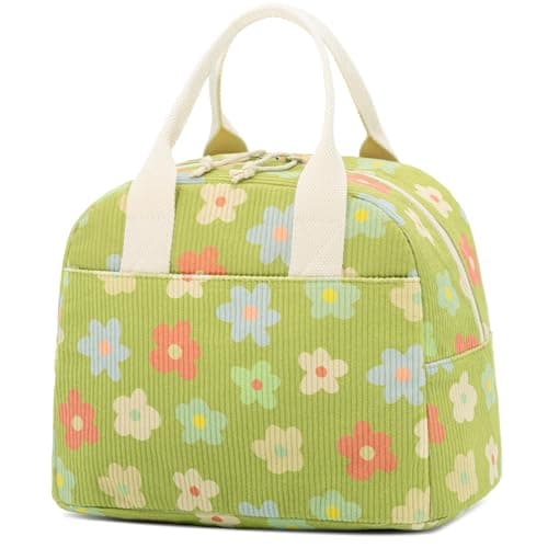 LOVELYWIND Lunch Box for Women, Floral Insulated Lunch Bag for Work
