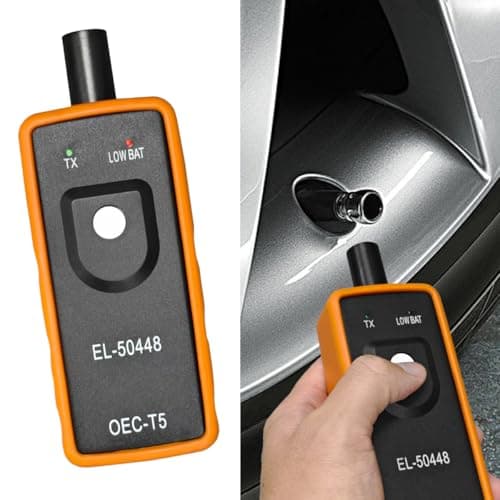 KPFILEH EL-50448 TPMS Relearn Tool, Car TPMS System Reset Programming Training Tool, OEC-T5 Tire Pressure Monitor Sensor Activation Tools for Most Cars, Trucks, SUVs (Orange)