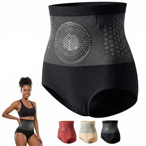 Baskero Moringa & Berberine Shorts for Women,4-in-1 Micro-Particle Sculpting Workout Shorts, High Waisted Thermogenic Compression Yoga Shorts for Gym,Running,Fitness(L，Black)