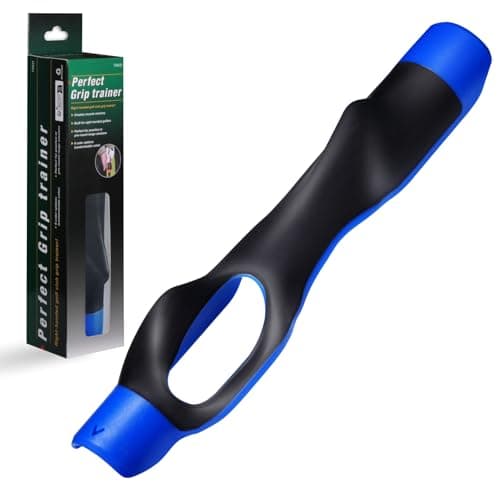 XIDEAEO Golf Grip Trainer, Golf Training Aid for Enhance Grip Strength and Swing Technique for Superior, Grip Trainer GolfClub to Help Train Correct Hand Position, Portable and Durable