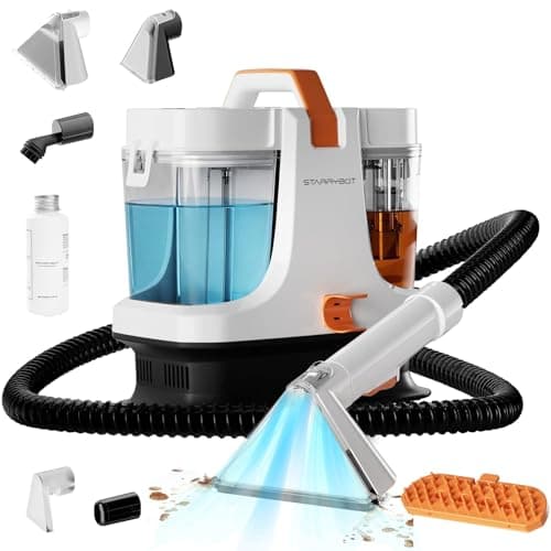 Starrybot Upholstery Cleaner Machine, 18Kpa Pet Stain Extractor(white)