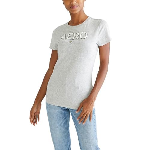 Aero SS Graphic Tee- Block, Light Heather Grey, M