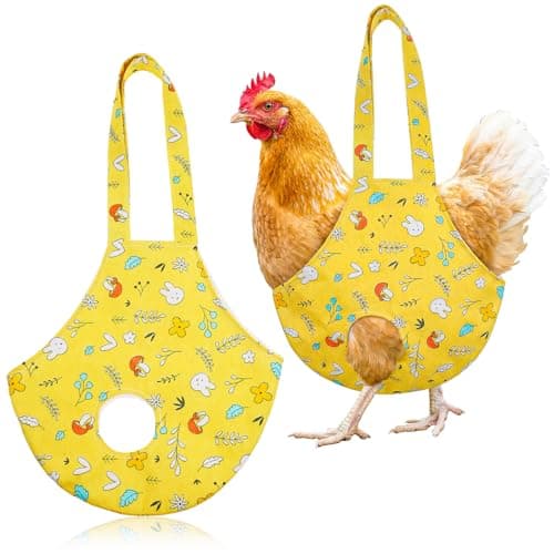 Gsbnjuy 1 Pack Chicken Holder Bag Chicken Carrier Sling Supplies with Handle Catching Hand Bag Canvas Chicken Sling for Farm Rooster Hen Poultry Transport Traveling