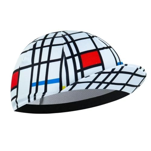 Corsehild White Cycling Cap for Man and Woman Cycling Hat Under Helmet-Polyester Breathable Sweat Absorbent