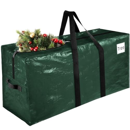 Christmas Tree Bag, Fits Up to 7.5 Ft Artificial Xmas Trees, Green