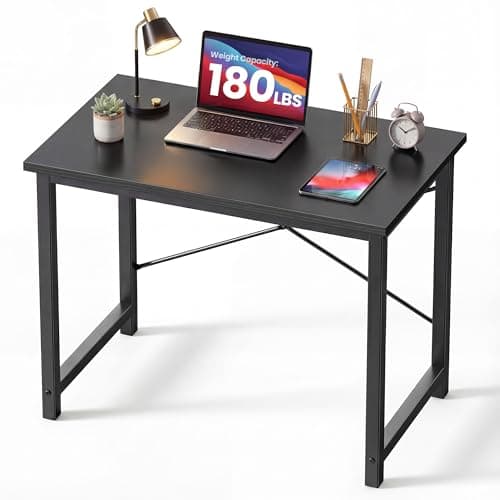 DUMOS 32 Inch Small Computer Desk, Gaming Desks for Home Office Bedroom