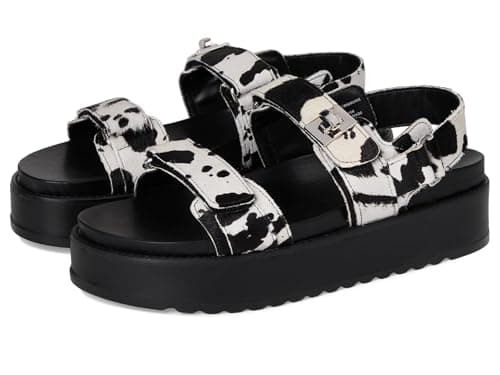 Steve Madden Women's Bigmona Cow Print 10 Medium