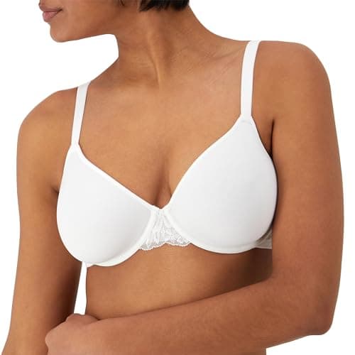 Bali Women's Breathe Modal T-Shirt Bra, Breathable Lightweight Underwire Bra, Convertible Straps