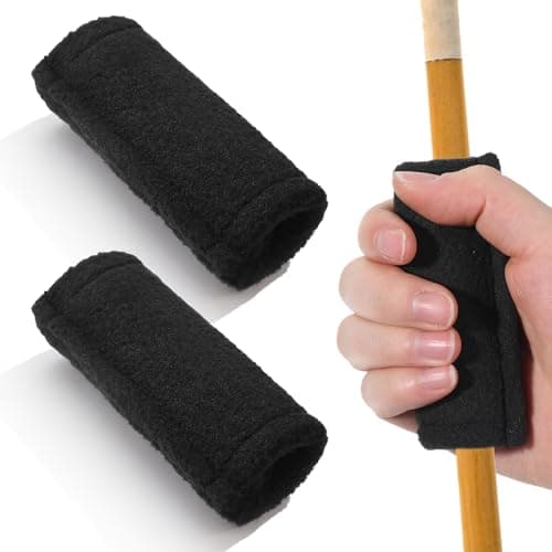Macuezu 2 Pcs Billiards Pool Slicker, Pool Cue Slicker Cloth, Snooker Cleaning Clothes, Burnisher Shaft Cloth Set for Pools Stick, Pools Cue Accessories