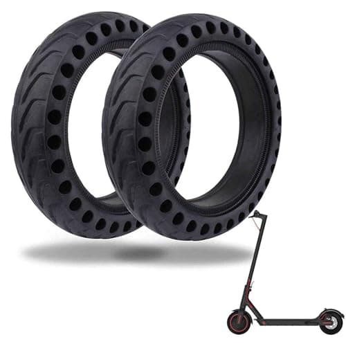 2 Pack Solid Tires for Xiaomi m365 Electric Scooter Mijia M365, Gotrax GXL V2, 8.5 Inches Electric Scooter Wheels Front or Rear Replacement Honeycomb Solid Tires