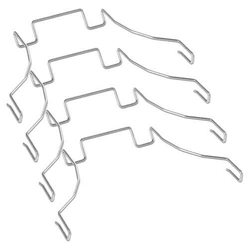 4 PCS CPU Heatsink Fan Buckle, Computer Mainboard CPU Radiator Fan Fixing Clip, CPUs Radiator Fans Hook Fixed Bracket Pc Mainboard CPUs Radiators Fans Wire Buckle Upper Hook Type Fixing Clips for 9cm