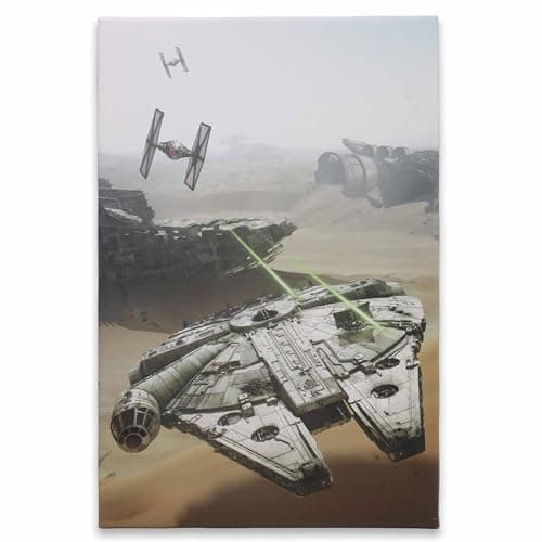 Disney Star Wars Millennium Falcon Scene Gallery Wrapped Canvas Wall Art