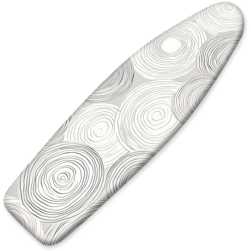 Ironing Board Cover for Crafting, Flat Decoration with Elastic Edge Standard Size, Perfect for Home Laundry Room, Ideal Gift for Craft Enthusiasts (Circle, 15" x 54")