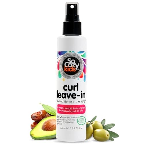 SO COZY Kids Curl Leave In Conditioner + Therapy Spray, 5.2 Fl Oz (Pack of 12)
