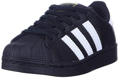 Superstar EL (Infant/Toddler) Black/White/Black 6 Toddler