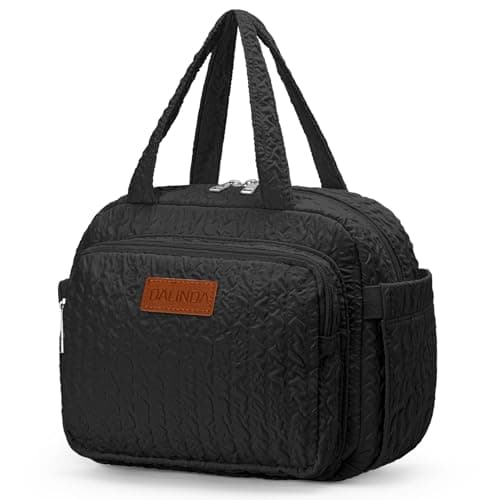 DALINDA Lunch Box Lunch Bag for Women Men, Insulated Lunch Bags, Reusable Bubble Crinkle Cute Lunchbox Lunchbag Small Cooler Tote Bag for Work, Travel, Picnic, Camping