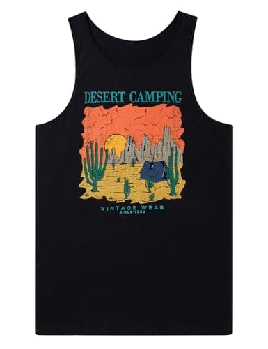 Adovigo Mens Funny Graphic Sleeveless Muscle Tank Top