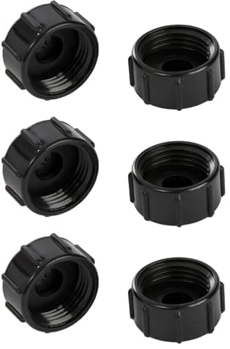 Orbit 58067N Polymer Hose Caps 2 Count, Black (Pack of 3)