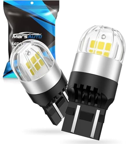 Marsauto 7440 7443 LED Bulbs Reverse Lights, 300% Brighter 7441 7444 W21W T20 LED Lamps Replacement for Brake Lights, Turn Signal Lights, Tail Lights, 6000K Xenon White, Pack of 2