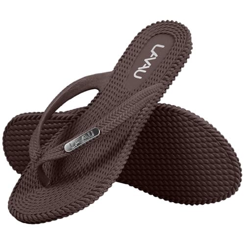 LAVAU Flip Flops for Women SS609-W-zong-38