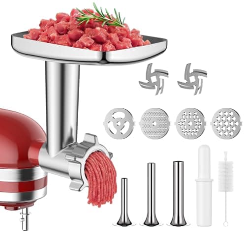 Meat Grinder Attachment for KitchenAid Stand Mixer,Food Grinder