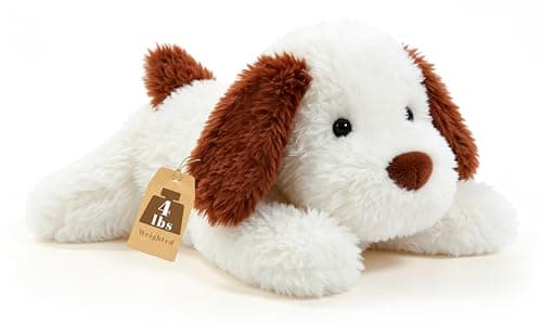 GADXV 24 in Dog Weighted Stuffed Animals, 4 lbs Stuffed Dog Plush for Adults and Kids, Weighted Stuffed Dog Gifts on Christmas, Birthday, Valentine's Day