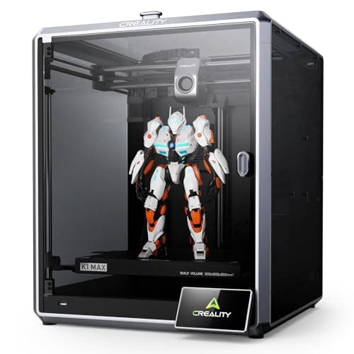 Creality K1 Max 3D Printer, 600mm/s Max High-Speed with Dual Cooling, Smart AI Function, Auto Leveling and Out of The Box, 300x300x300mm Large Print Volume 3D Printer, Ideal for Pros & Hobbyists