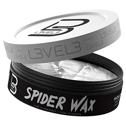 L3 Level 3 Spider Hair Wax for Men, Strong Hold, Volume and Texture, 150 ml