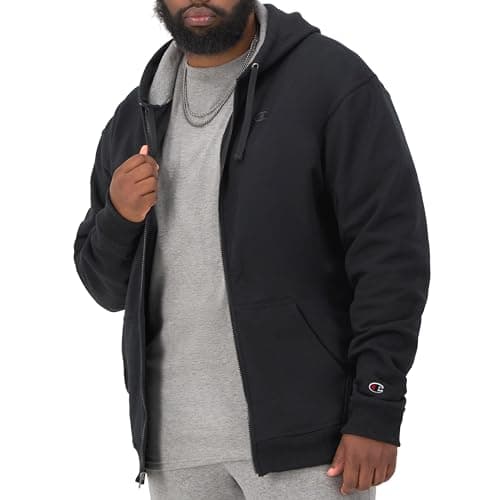 Champion Men's Zip-Up Hoodie, Zip-Up Hoodie Sweatshirt for Men (Reg. or Big & Tall)