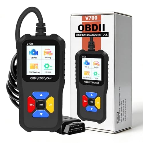 Professional OBD2 Scanner Elite Edition - Car Diagnostic Tool for All OBD2 Vehicles, Reads/Clears Check Engine Light Codes, DTC Search, Live Data, Compatible with EOBD, CAN & OBDII Protocols
