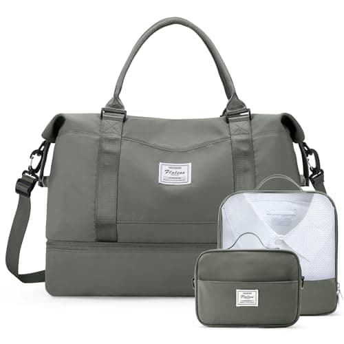 Weekender Bags for Women, Carry-On Overnight Travel Duffel Bag