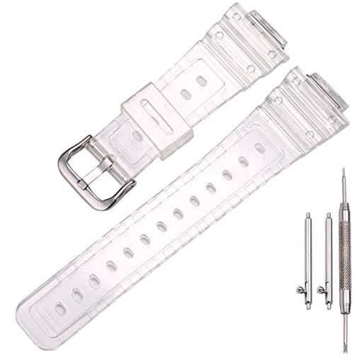 MCXGL Resin Strap Compatible with Caiso GA2100/GA-2110 mens Rubber Sports Waterproof replacement Bracelet Watch Band Accessories