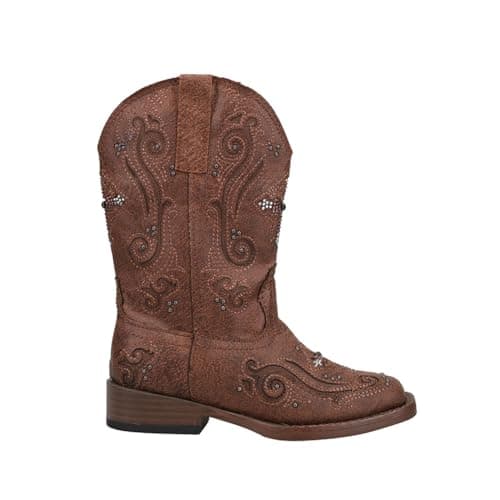ROPER Little Kids Faith Boot, Brown, 9
