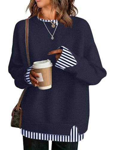 ETCYY Womens Sweaters School Teacher Outfits Oversized Fashion Fall Clothes