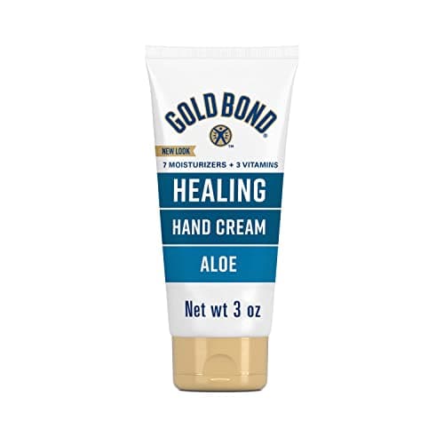 Gold Bond Healing Hand Cream, 3 oz., Gold Bond Hand Cream With Aloe, Moisture That Lasts Through Handwashing