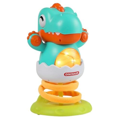 Didklom Baby & Toddler Learning Toy DJ Bouncin’ Beats with Music, Motor Skills & Cause-Effect Learning – Volume Control, Bouncing Action for Ages 9+ Months &for Boys and Girls