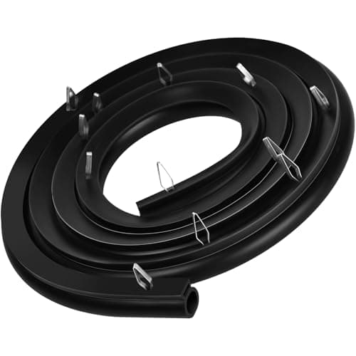 316239700 Range Oven Door Seal Gasket（L50.45 inchs）with 12 Mounting Clips