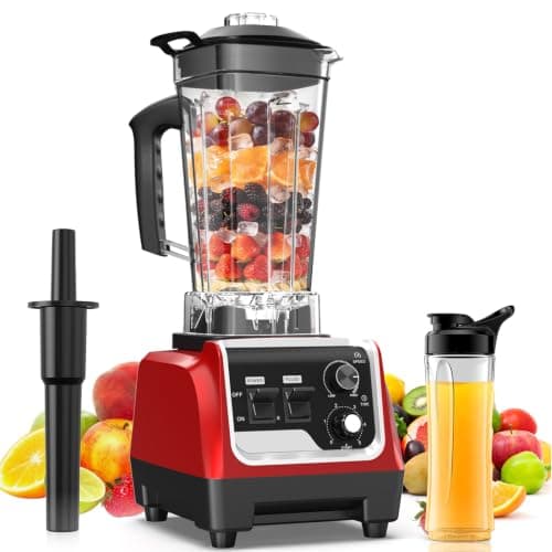 1800W Blender for Smoothies, Countertop Blenders for Kitchen with 70 Oz BPA-Free Pitcher and 20 oz To-Go Cup, 28000 RPM High-Speed Motor Blender for Ice Crushing, Milkshakes