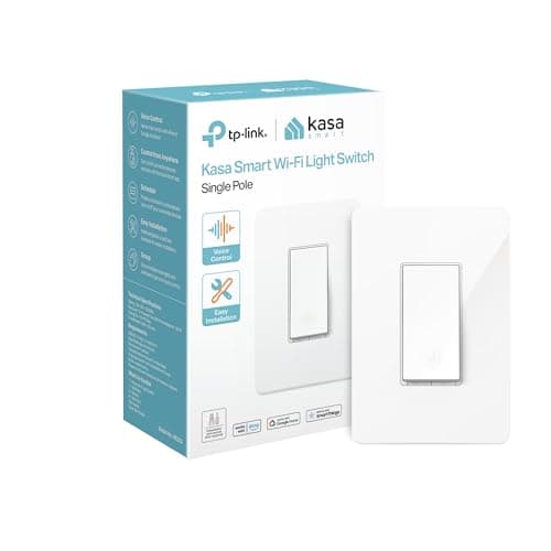Kasa Smart Light Switch, Single Pole, Need Neutral Wire, HS200
