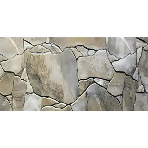 48x18 inches White Grey Rock Terrarium Backdrop Stone Fish Tank Background