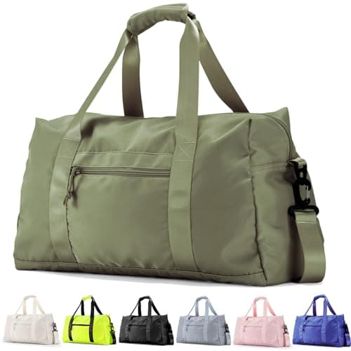 Travel Duffle Bag,Sport Gym Bag for Men And Women with Wet Pocket,Weekender Bag Carry On Tote Bags for Airplane
