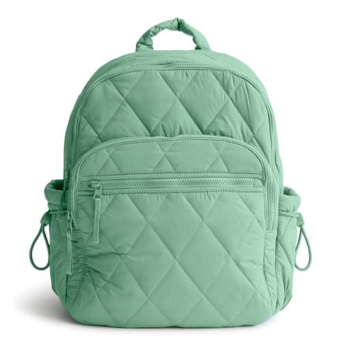 Vera Bradley Women's Featherweight Bancroft Backpack, Beryl Green, One Size