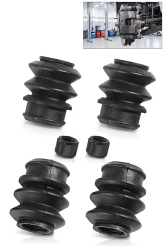 Ypoyney 4 PCS Brake Caliper Pin Boot Kit, Rubber Slide Pin Bushing