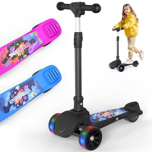 VOLPAM Electric Scooter for Adult/Kids, 80W/350W/500W Motor, Long Range 5/17/21Miles, 5/19 Mph Top Speed