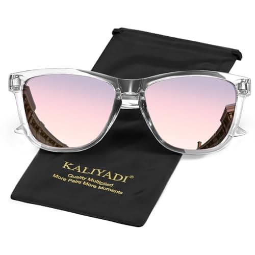 KALIYADI Womens-Sunglasses Polarized Sunglasses Womens: Retro Trendy Sun Glasses with UV400 Protection for Travel Driving