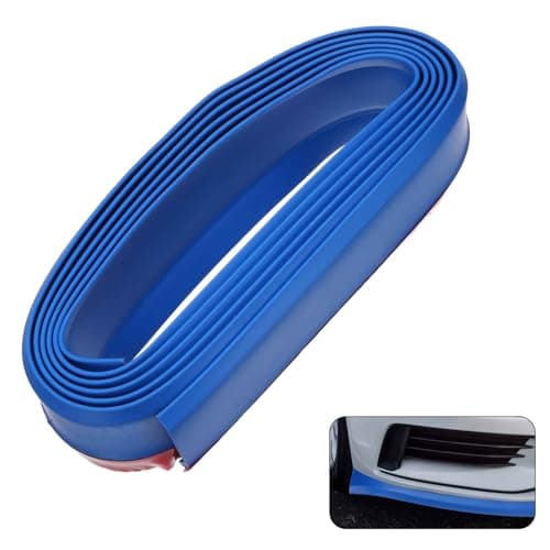 HARFINGTON Car Front Lip 8.2ft/2.5m Rubber Car Front Bumper Lip Guard Strip Anti-Collision Car Skirt Protector Universal Automotive Exterior Accessories for Car Truck SUV, Blue