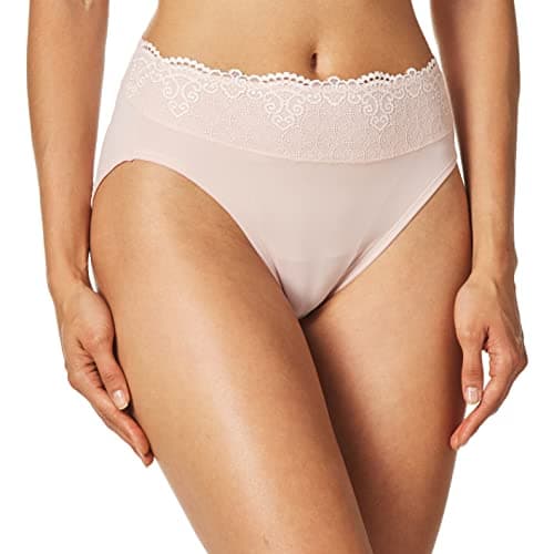 Bali Women's Hi-Cut Panties, High-Waisted Smoothing Panty, High-Cut Brief Underwear for Women, Comfortable Underpants