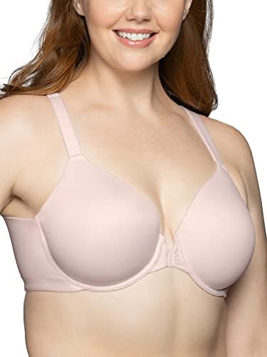 Vanity Fair Women's Front Closure Bra with No-Poke Underwire (34B-44DDD),Full Figure - Quartz,36DD