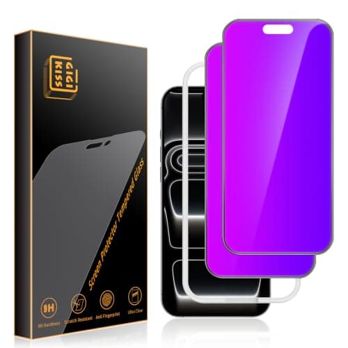 GIGIKISS 2 Pack Privacy Screen Protector for iPhone 18 Pro Max