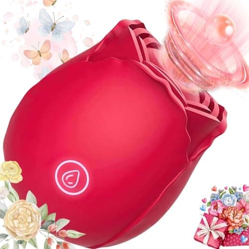 The Rose Adult Tool for Women, Rose Viboators for Woman 10 Speeds Relaxation for Trave Waterproof IH-09
